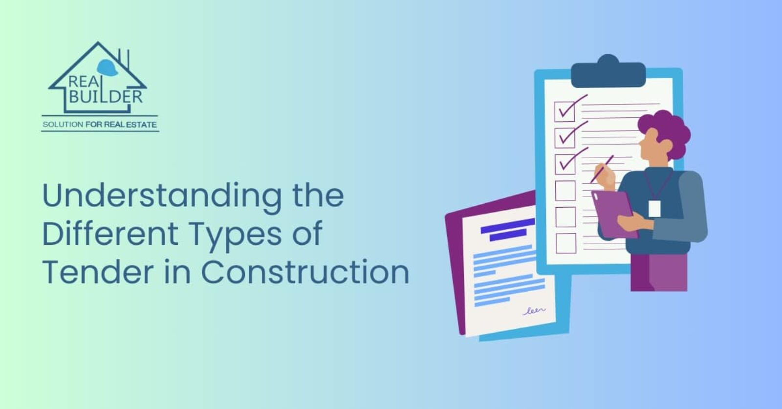 Understanding the Different Types of Tender in Construction